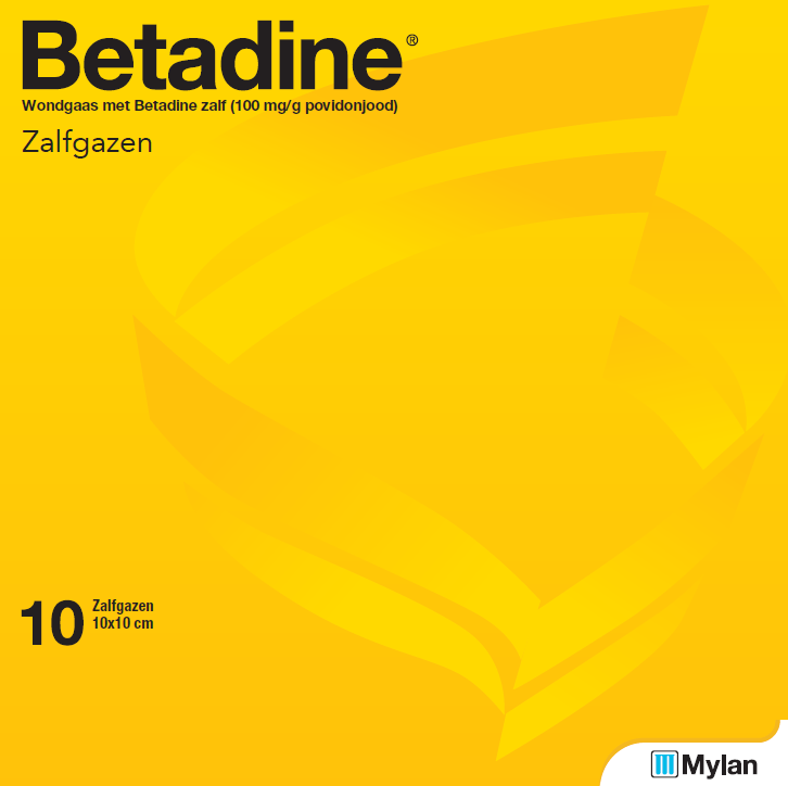 Betadine zalfgaas 10 stuks